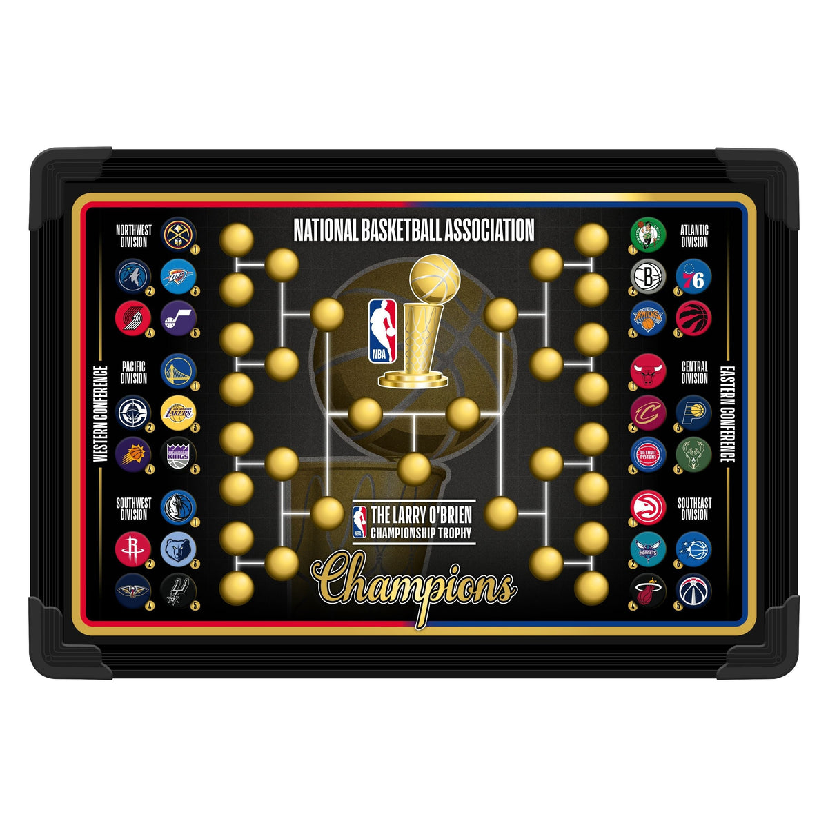 Standing Magnetic Board for Fans, Includes 30 Team Magnets
