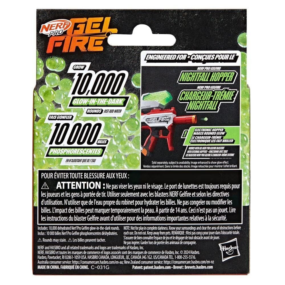 Pro Gelfire Glow In The Dark 10000-Round Refill for Nightfall Hopper