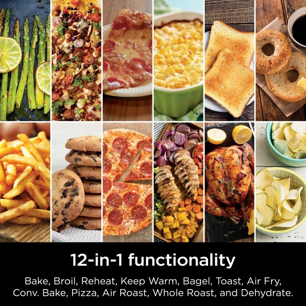 Ninja Double Door 12-in-1 Countertop Electric Convection Oven & Air Fryer with