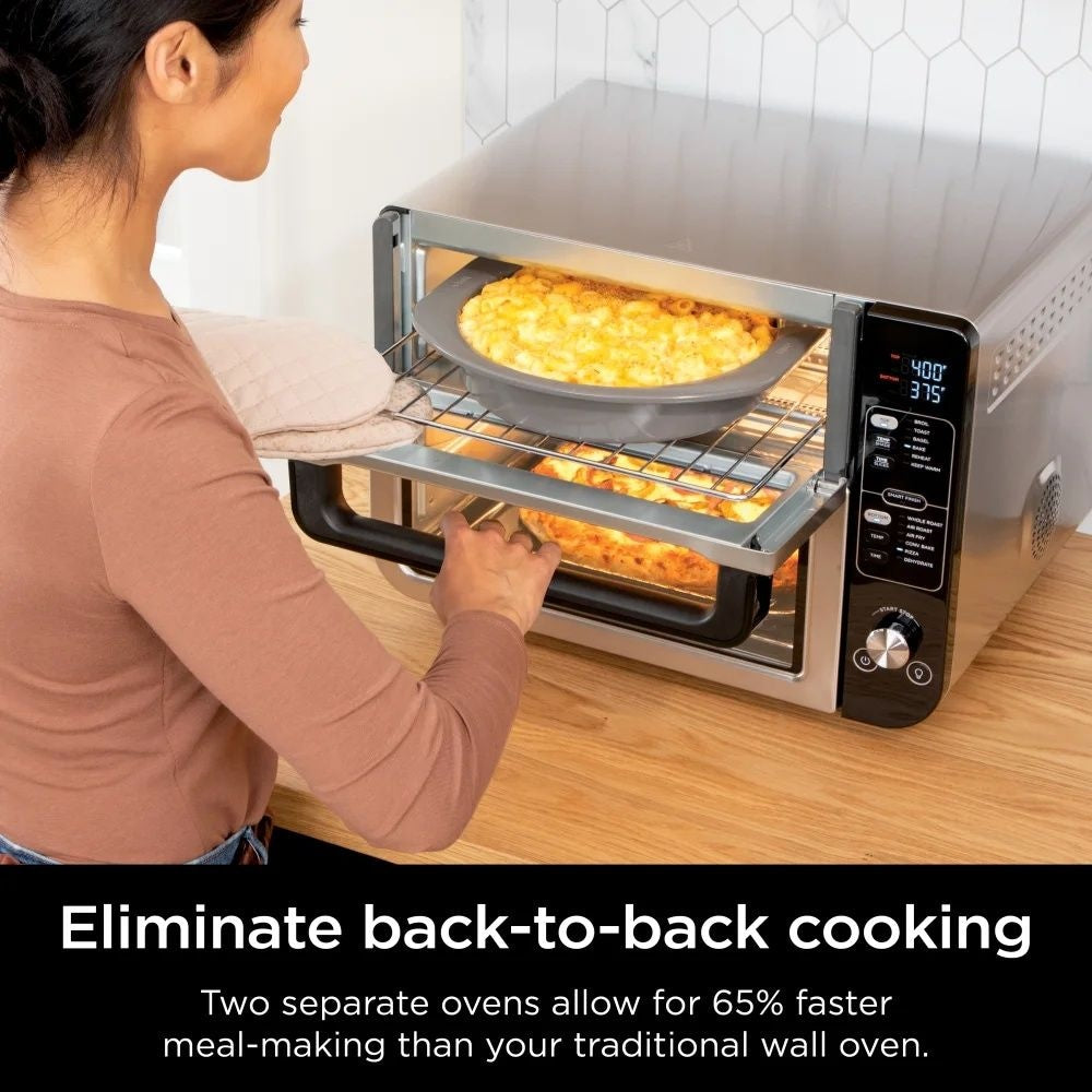 Ninja Double Door 12-in-1 Countertop Electric Convection Oven & Air Fryer with