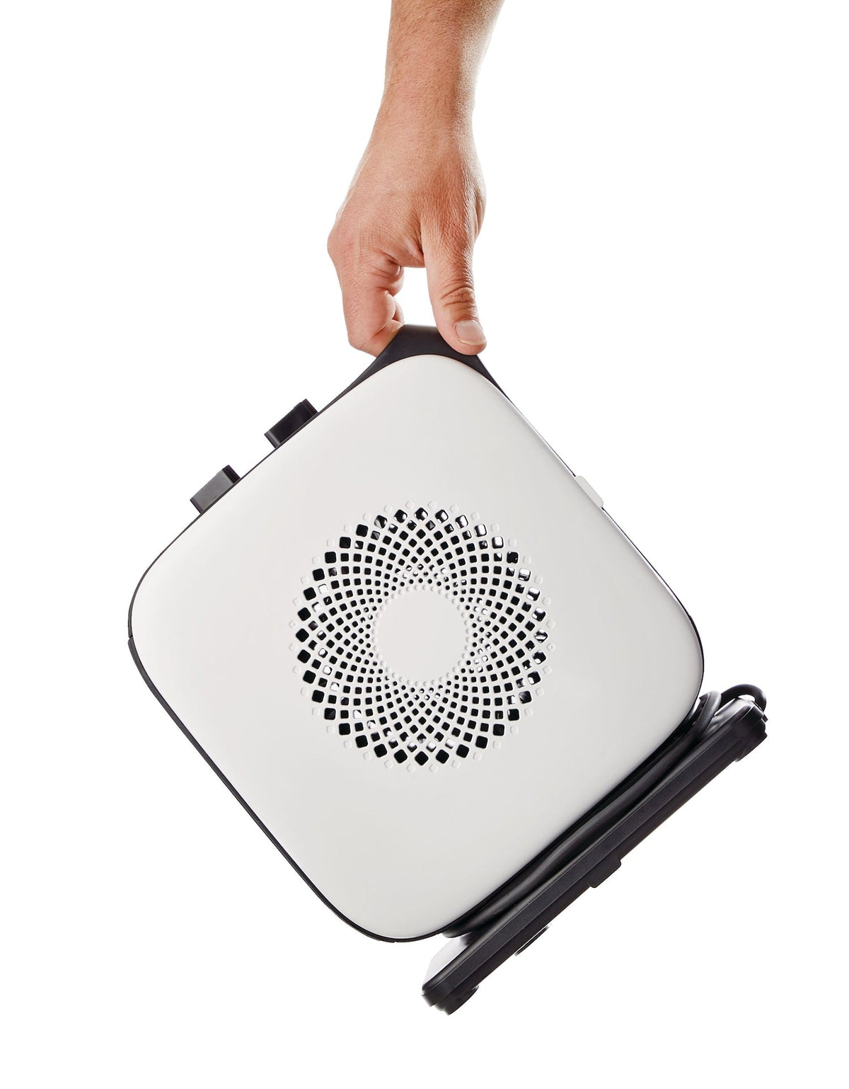 Portable Oscillating Portable Ceramic Space Heater withThermostat, 1500W, White