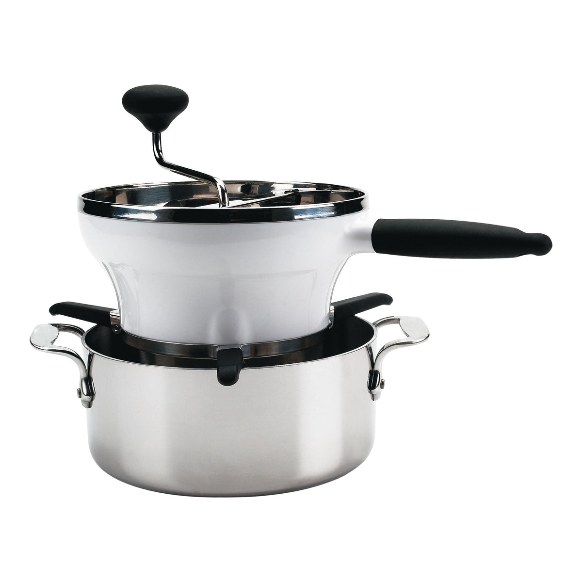 Stainless Steel Food Mill with Non-Slip Handle