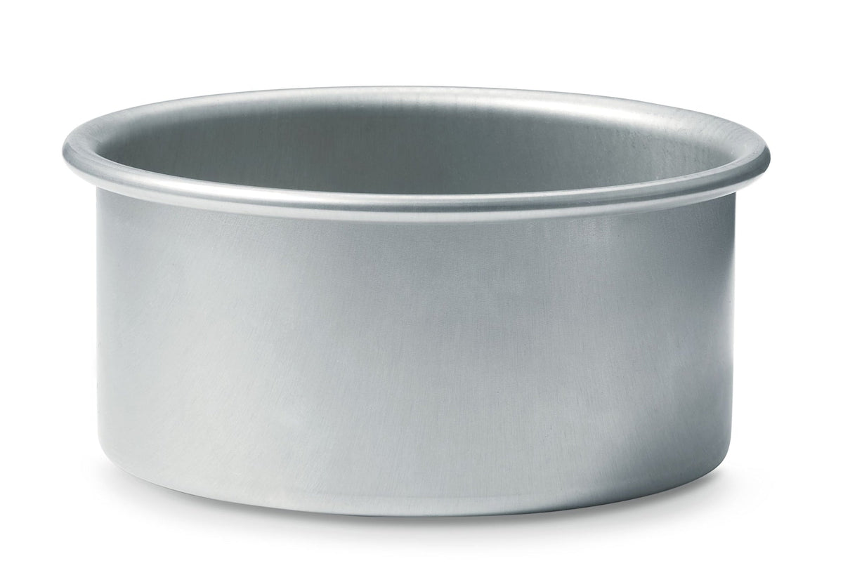 Professional Uncoated Aluminum Round Cake Pan, 6-in