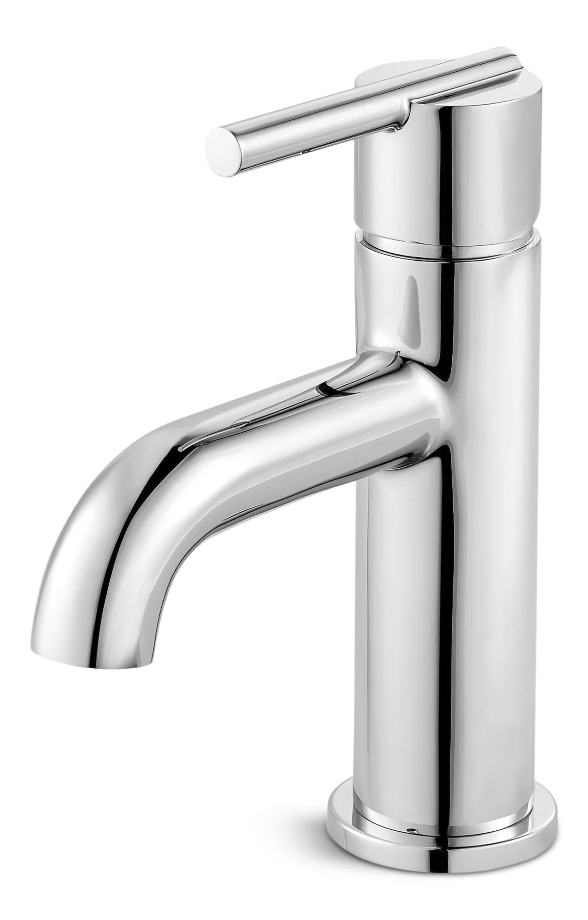 Fullerton Single Handle Single Hole 4-in Centreset Bathroom Sink Faucet, Push & Seal Drain, Chrome