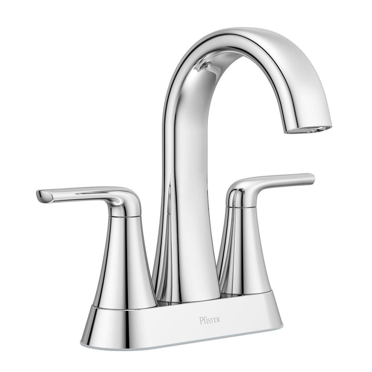 Raya 4-in Chrome Centerset Bathroom Sink Faucet