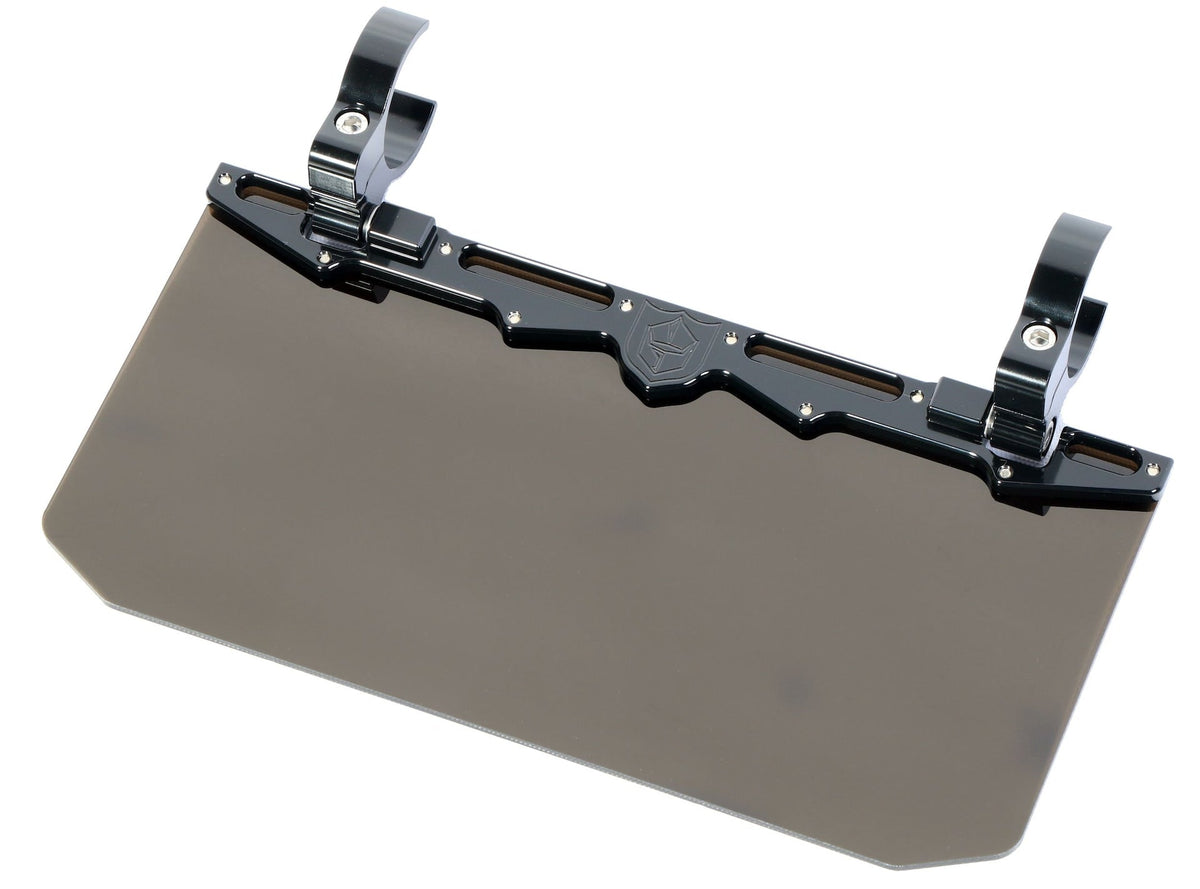 Tinted Aluminum Sun Visor, 12-in