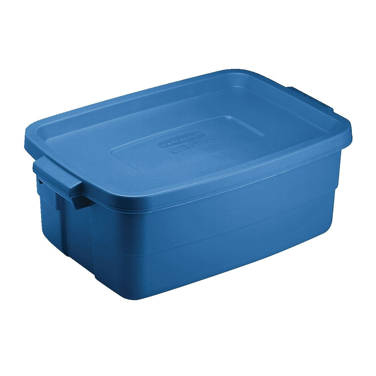 Roughneck Stackable Storage Box with Lid, 11-L, Blue