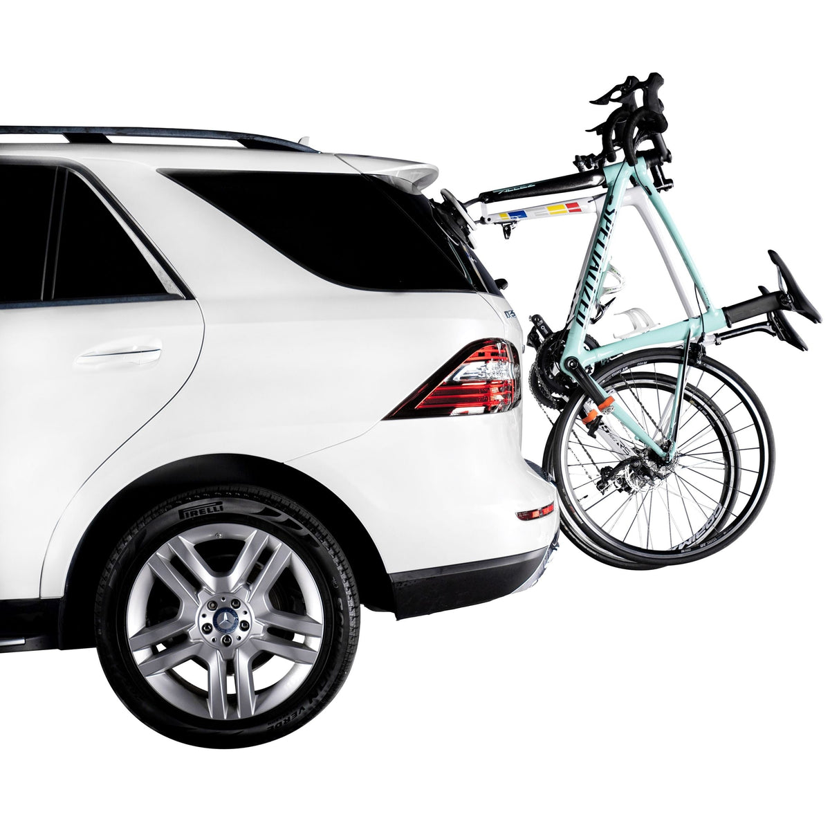 Mini Bomber MAX 2-Bike Fork-Mount Bike Carrier/Rack with HUSKE Plugs, Black