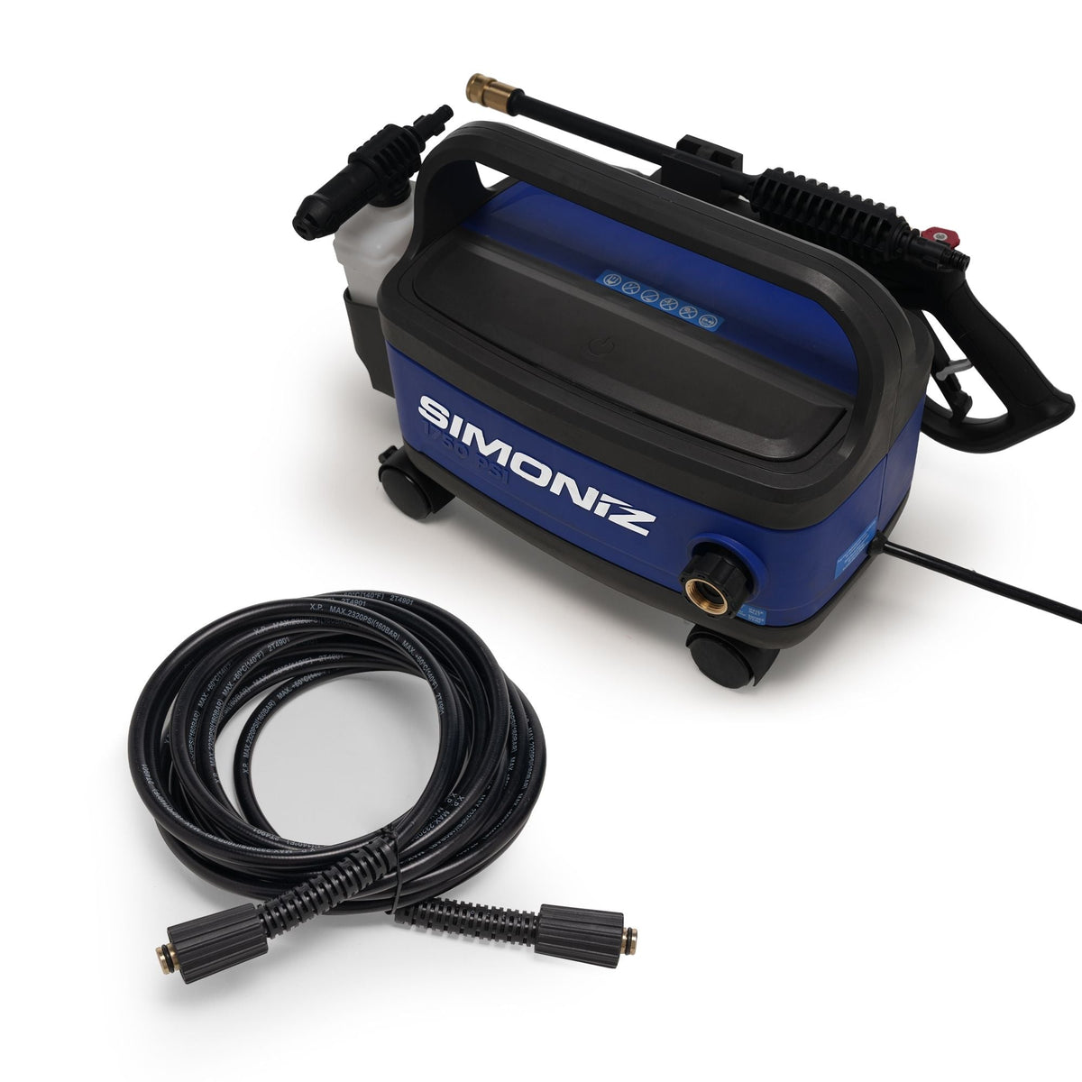 1750 PSI 1.8 GPM Wheeled Electric Pressure Washer with Foam Blaster