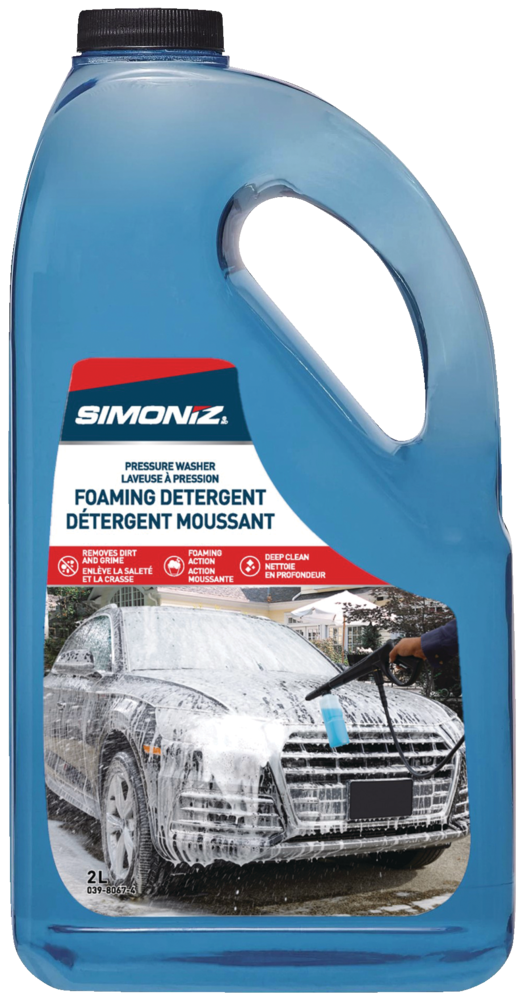 Non-Toxic Foaming Pressure Washer Detergent for Vehicles & Boats, Concentrate, 2L