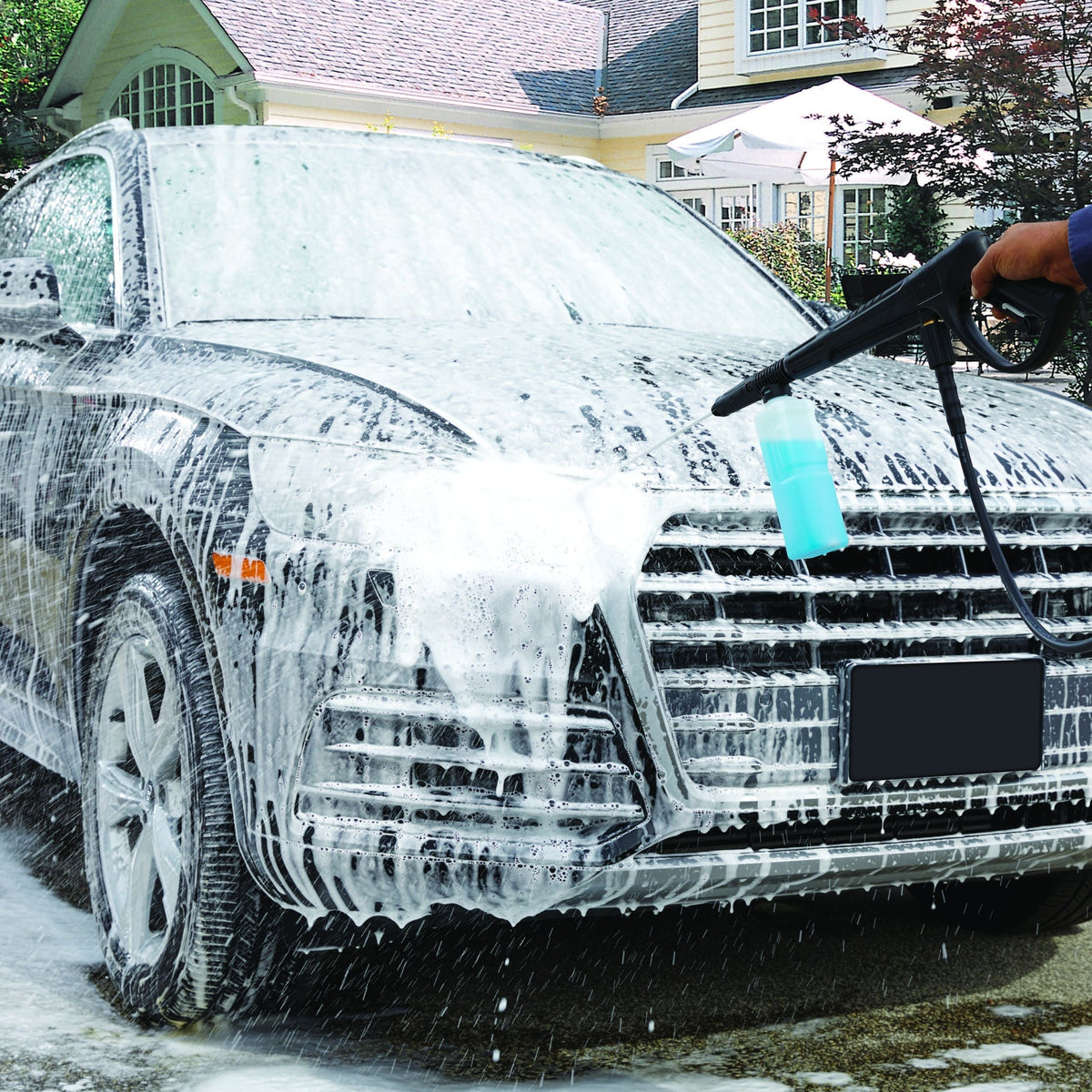 Non-Toxic Foaming Pressure Washer Detergent for Vehicles & Boats, Concentrate, 2L