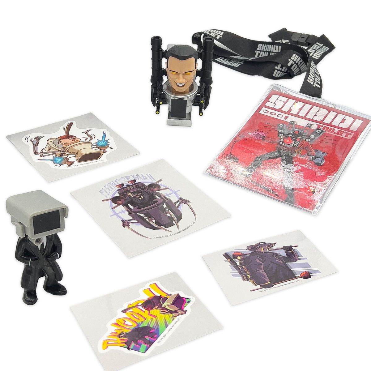 Giant Mystery Toilet Set with Surprise Toys for Ages 13+, Assorted Figures