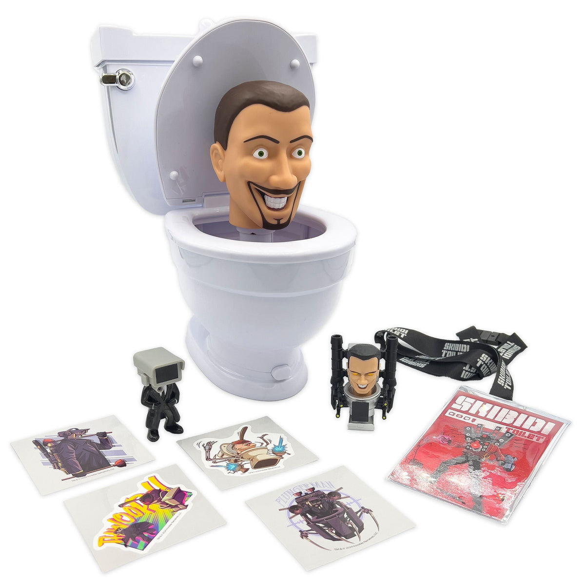 Giant Mystery Toilet Set with Surprise Toys for Ages 13+, Assorted Figures