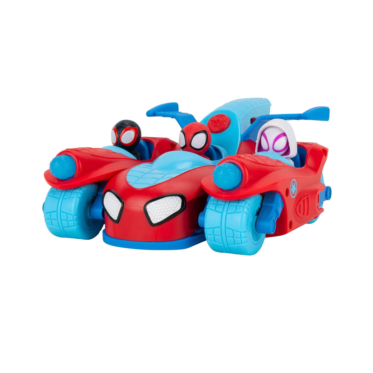 His Amazing Friends Team Split Racer, 3-in-1 Vehicle, Ages 3+, 8.5-in