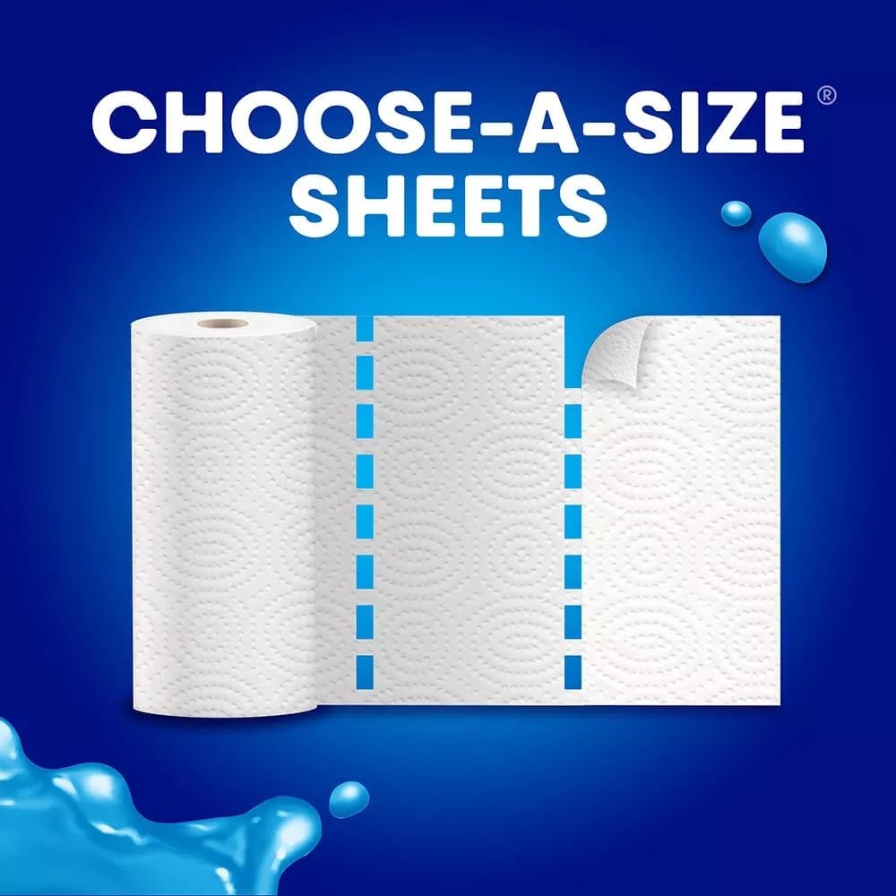 Ultra Choose-A-Size Giant Roll Paper Towels, 2-ply, 12-pk
