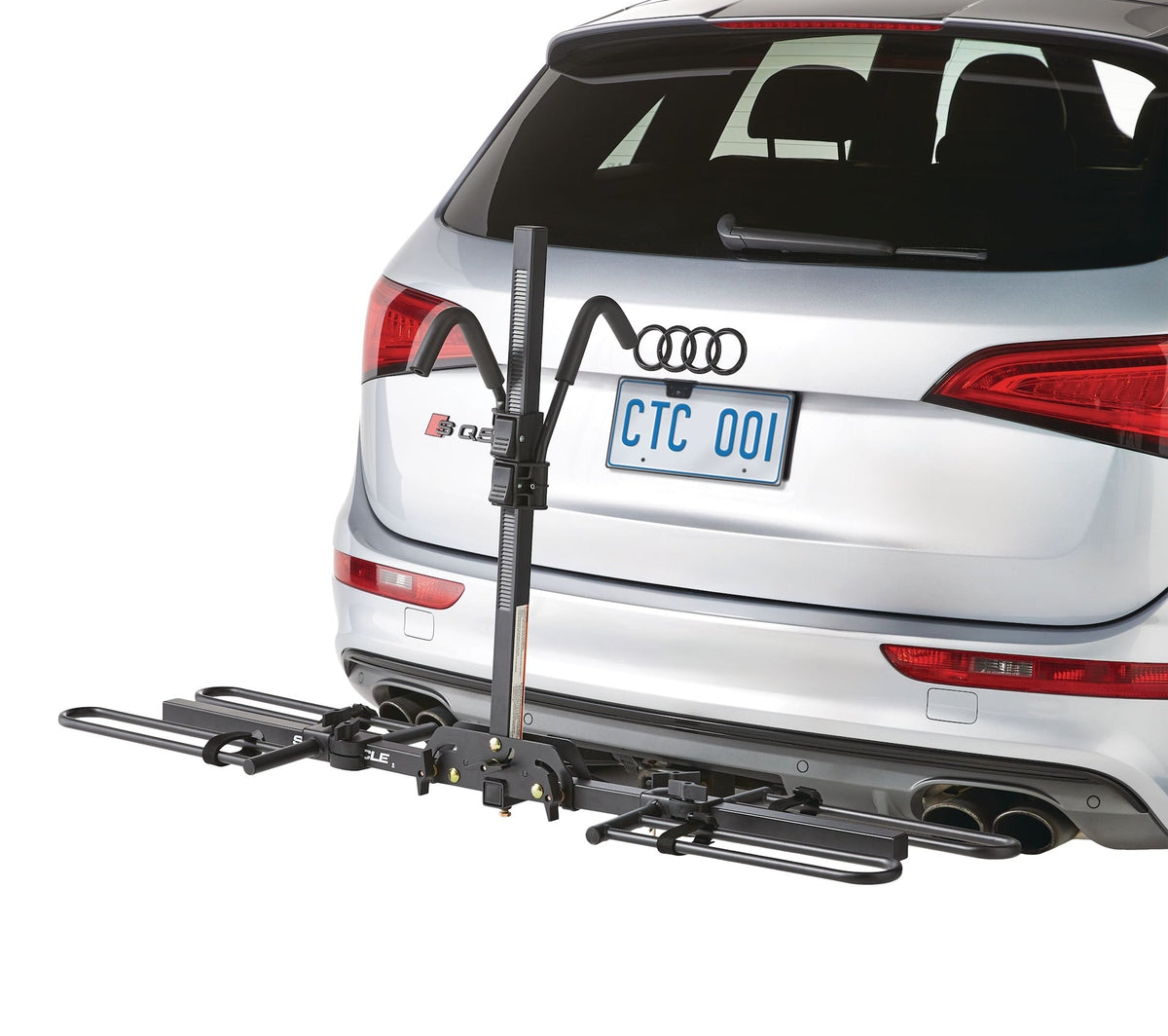 Hitch Mounted Platform Bike Carrier, 2-Bikes