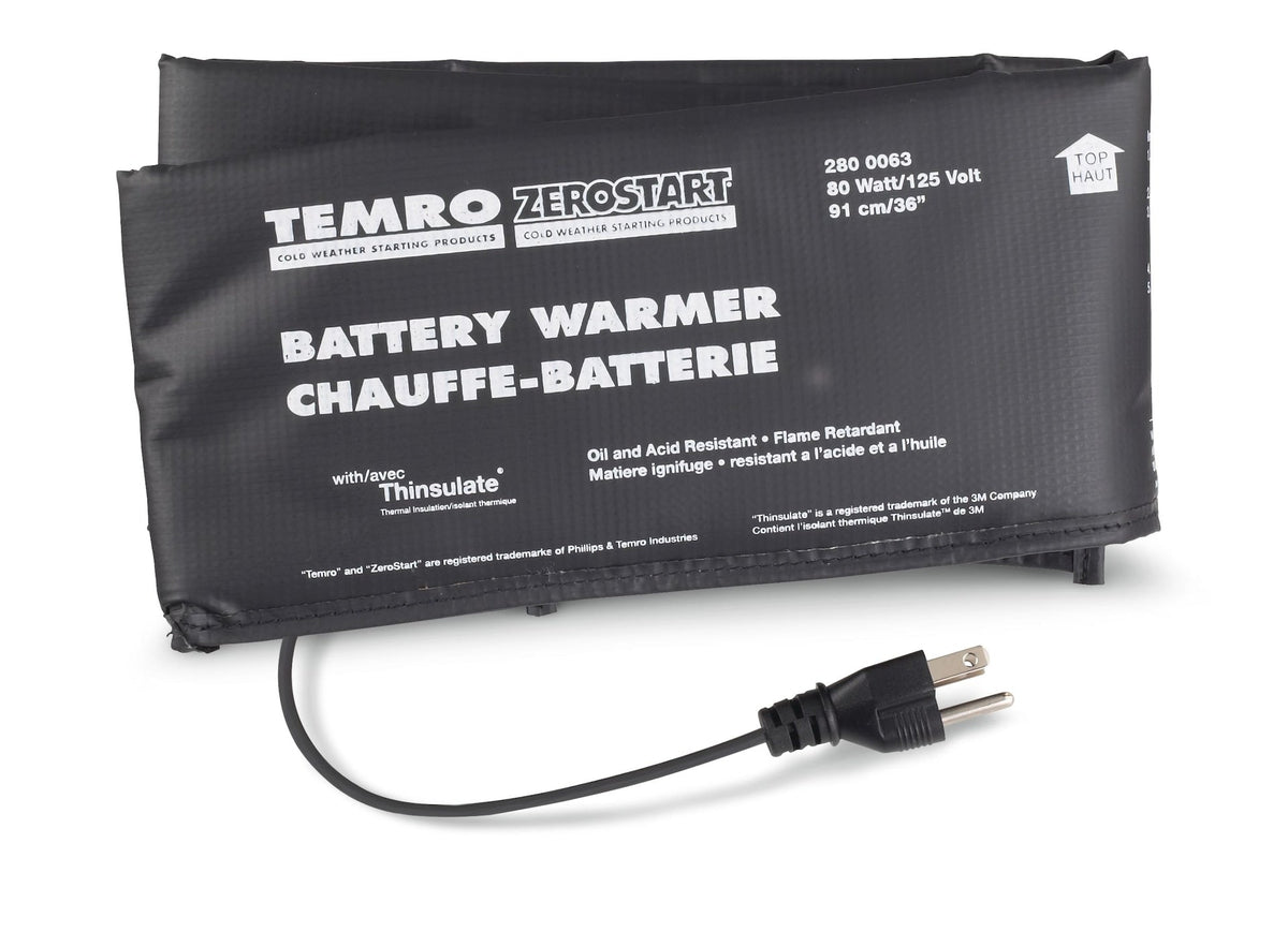 Zerostart 2800063 Battery Warmer/Blanket, 80W, 36-in