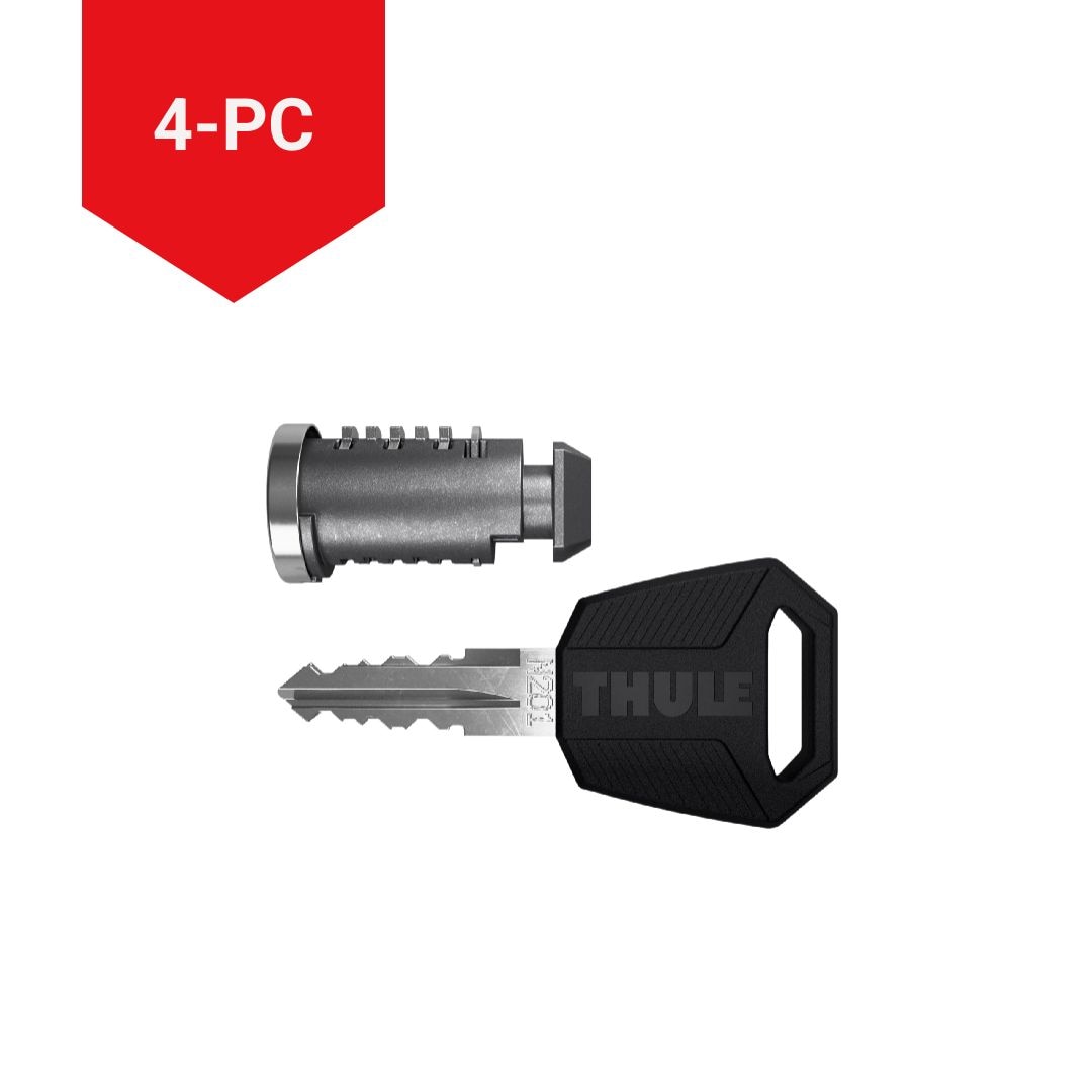 One-Key Lock Cylinder & Key System, 4-pk