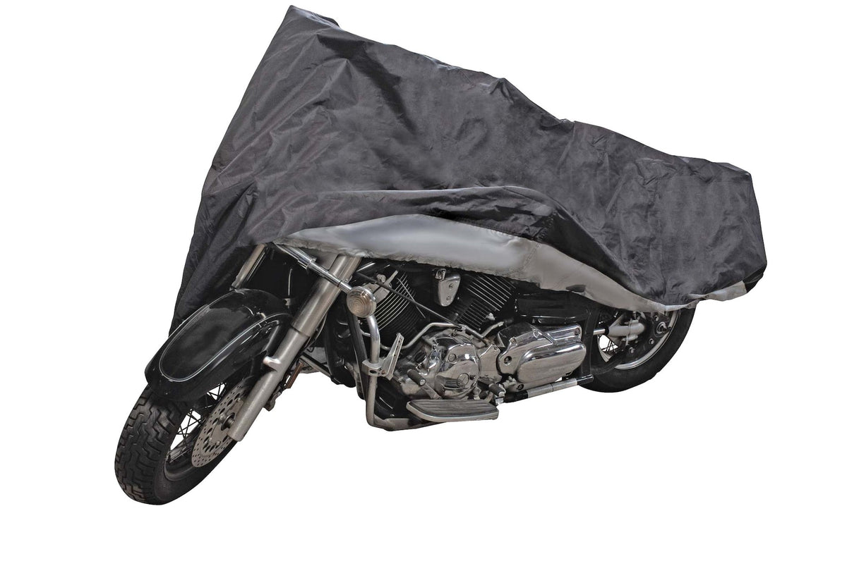 Premium Polyester Motorcycle Cover, Black, X-Large