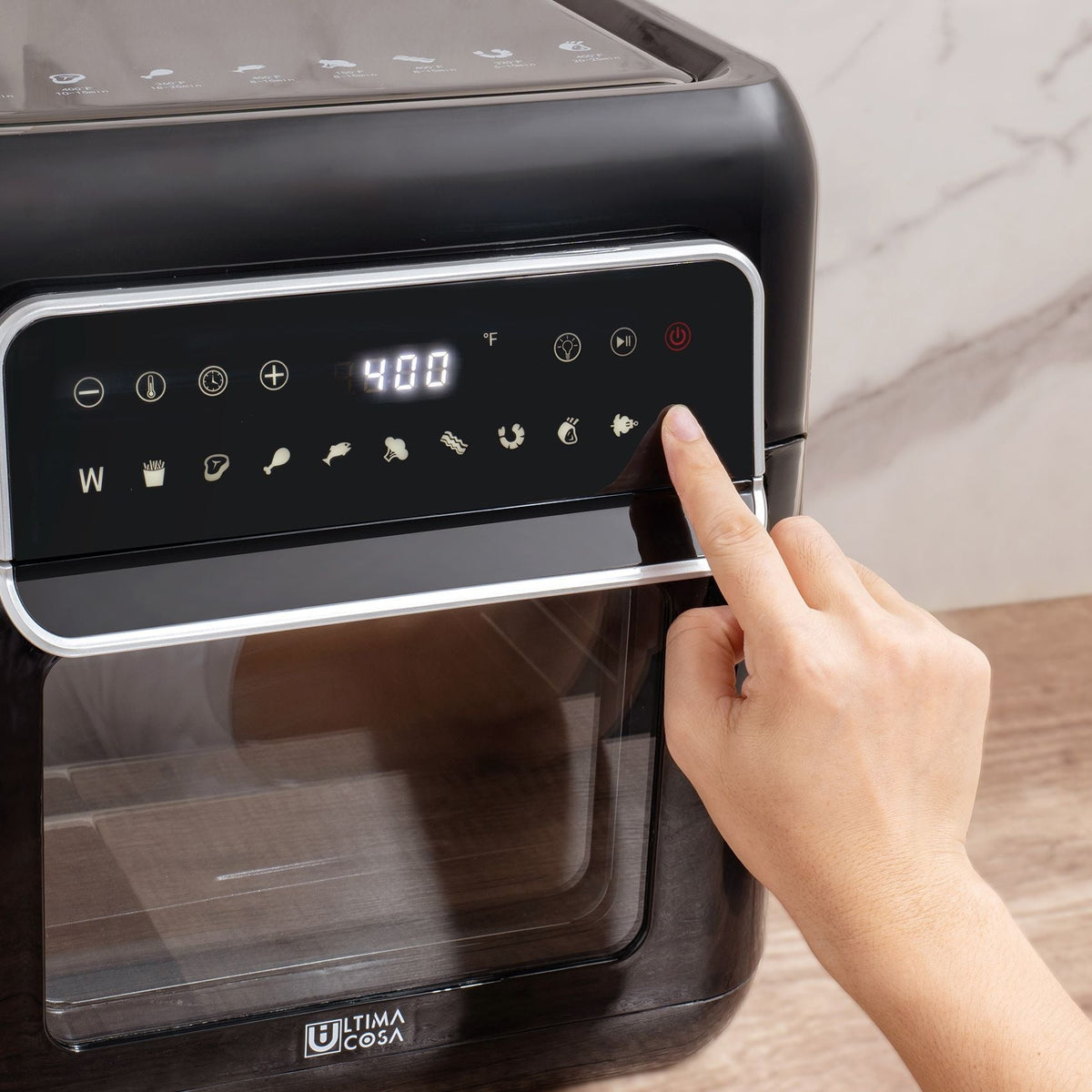 Ultima Cosa Digital Air Fryer with 8 Cook Modes, 12.46-qt