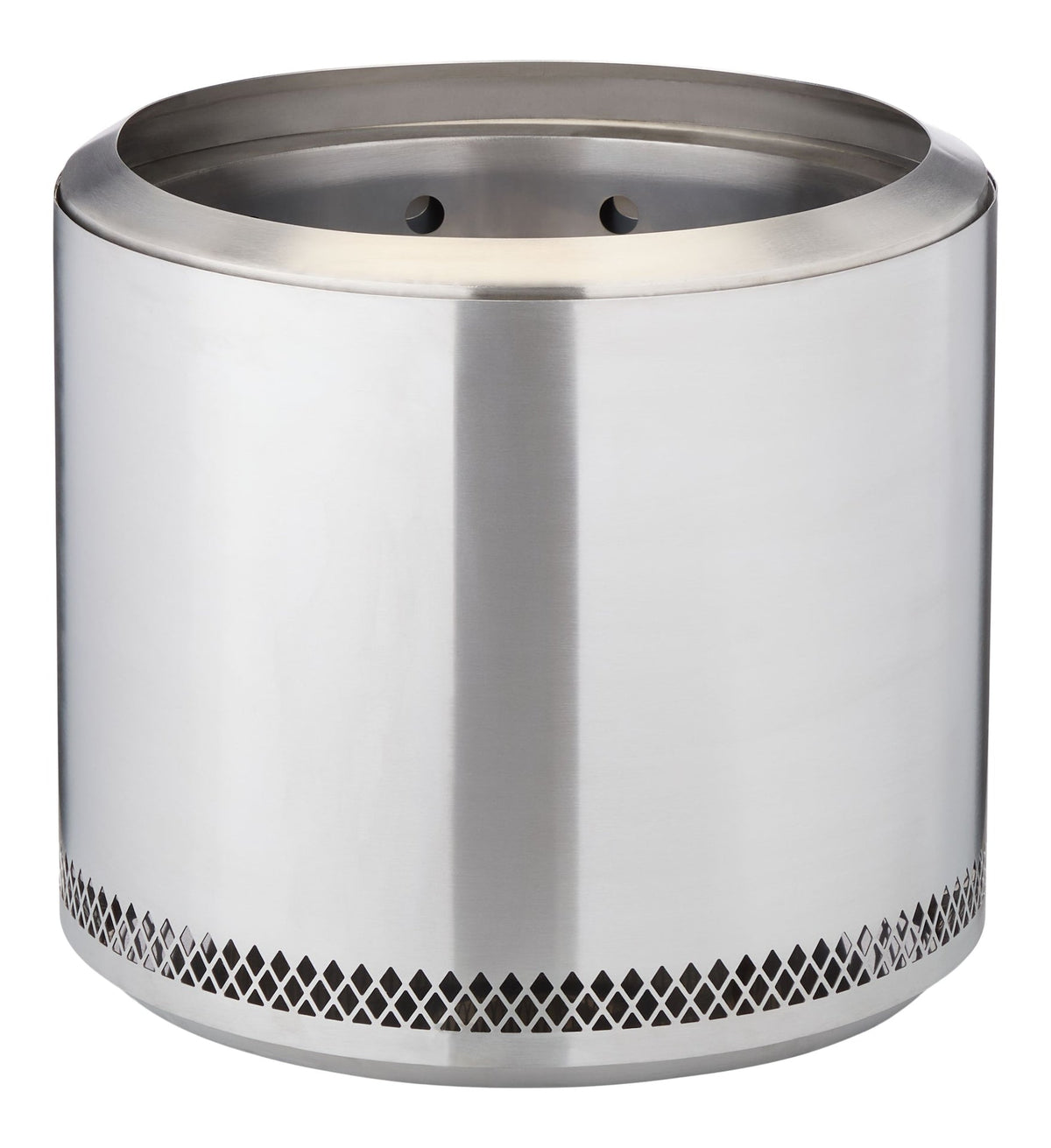 Stainless Steel Smokeless Bonfire Wood Burning Fire Pit, 19-in