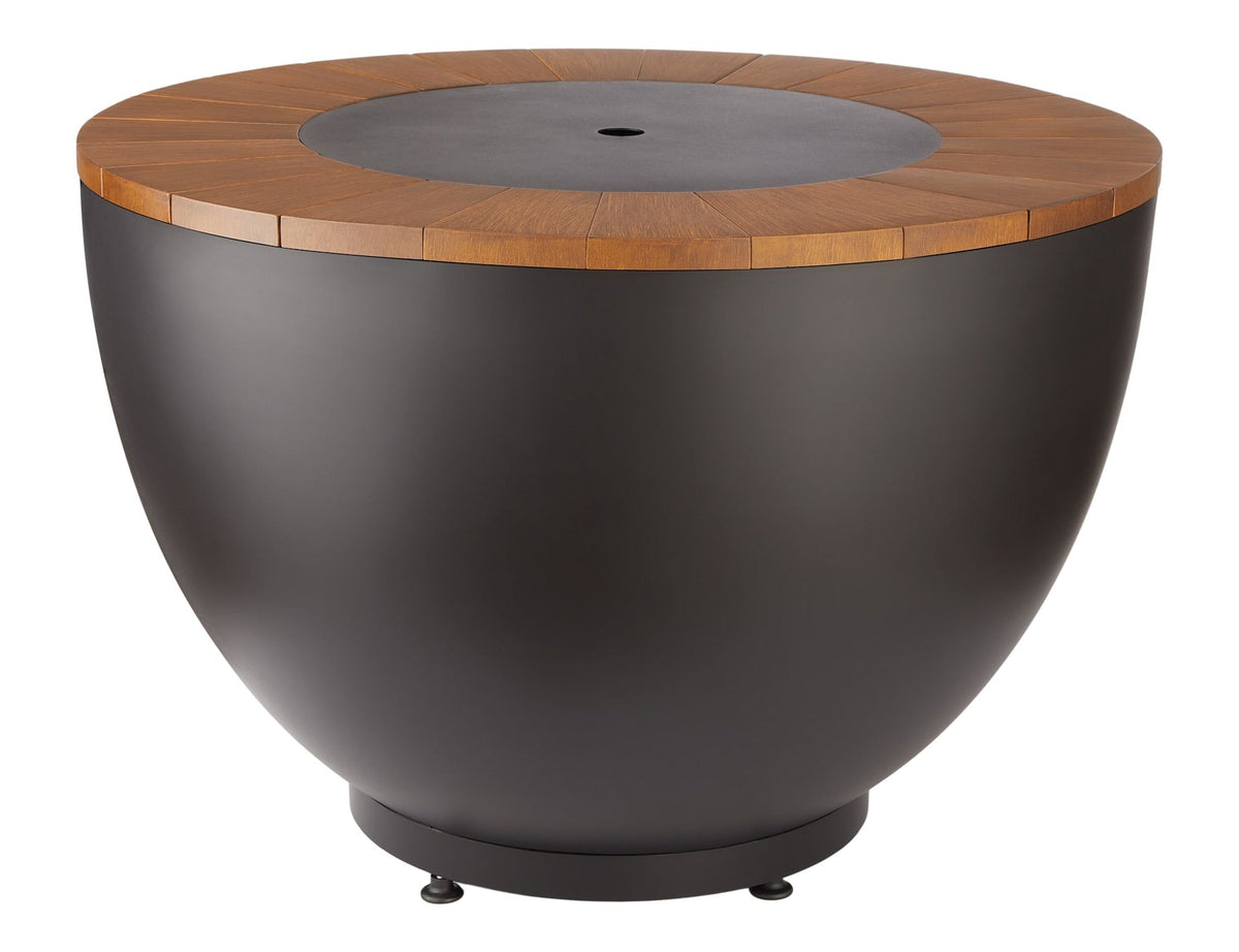 Round Outdoor Gas Fire Table, 65,000 BTUs, 36-in
