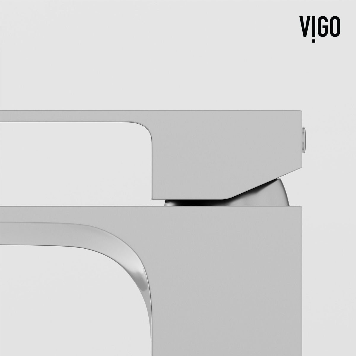Duomo Gothic Grey Bathroom Sink/Basin Set with Dunn Faucet and Rectangular Vessel