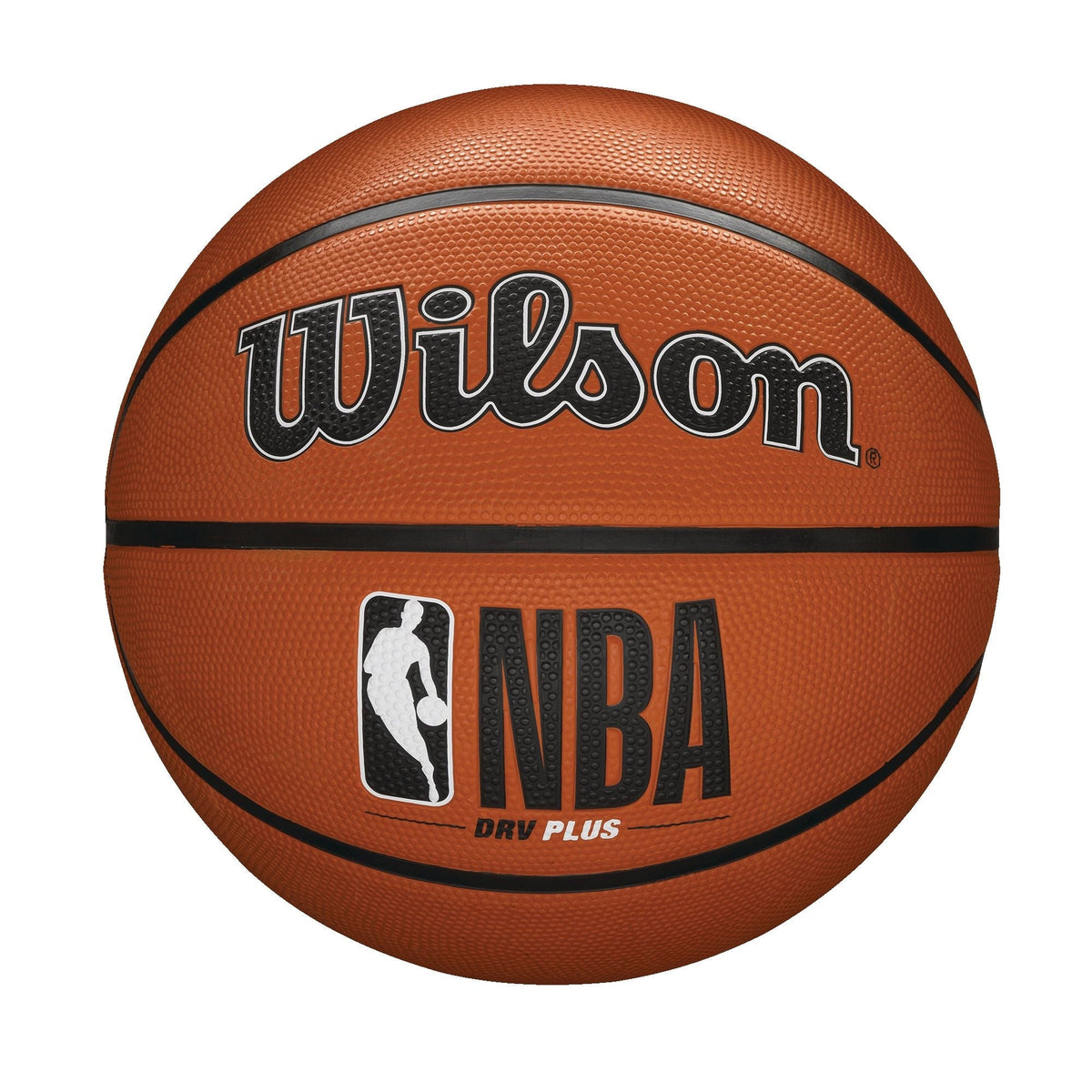 DRV Plus Outdoor Rubber Basketball, Official Size 7 (29.5-in), Brown