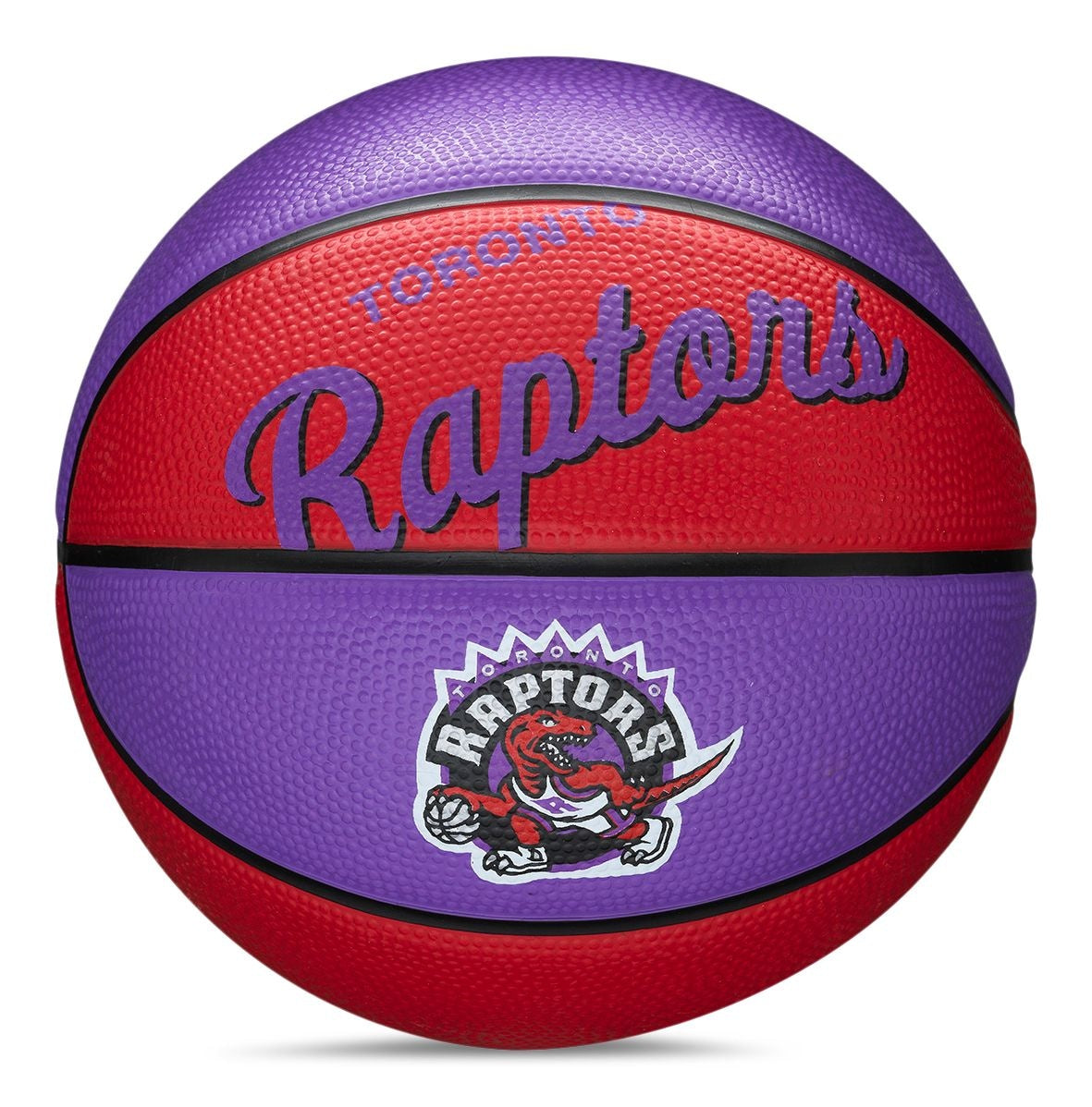 Kids' Mini Outdoor Basketball, Size 3 (22.5-in), Purple/Red