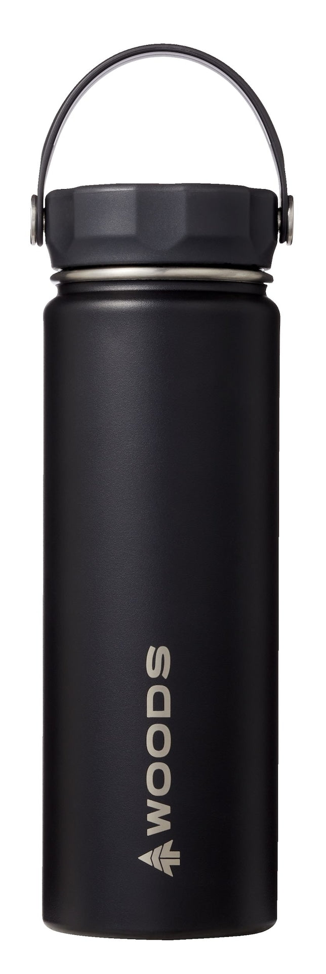 Woods Water Bottle, 22-oz, Stainless Steel, Leak-Proof, Black