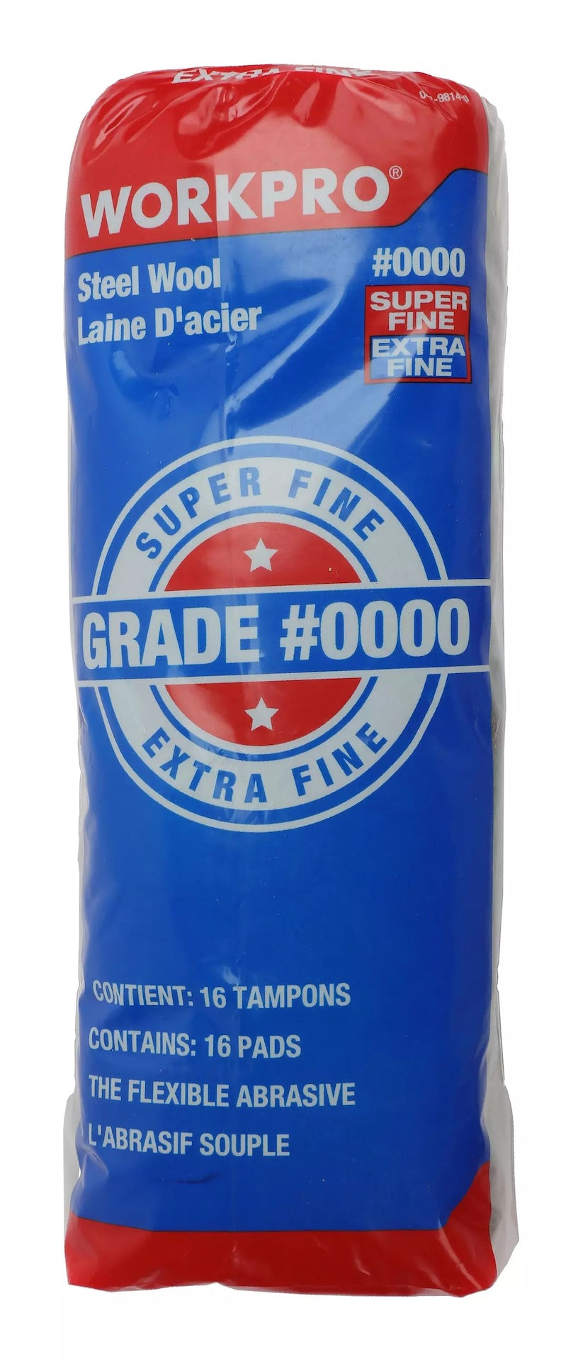 Steel Wool Pads For Multi-Surface Smoothing & Cleaning, Super Fine Grade, 16-pk