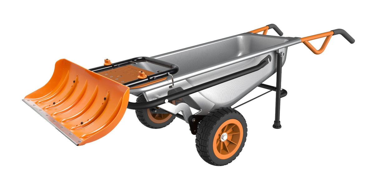 Snow Plow Attachment for Aerocart, features Galvanized Steel Wear Strip