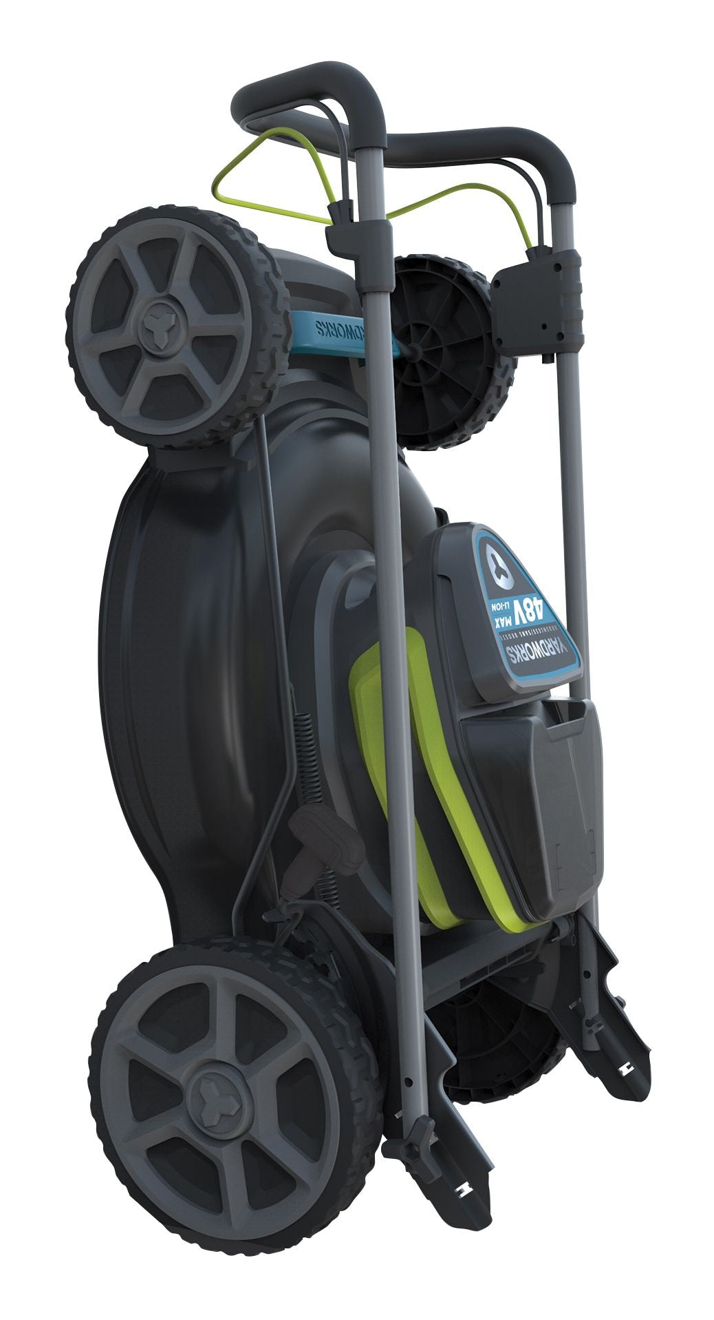 48V 3-in-1 Cordless Brushless Push Lawn Mower, 20-in with 5Ah Battery & Charger