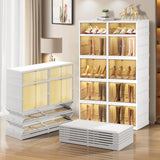 9-Tier LARGE Stackable Plastic Shoe Rack