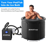 Ice Bath Water Chiller for Cold Plunge Tubs, 1/3 HP Upgraded Ice Bath Chiller with External Filter Water Pump, Ideal for Cold Plunge Recovery Ice Bath Tubs Home Use 110V Cooling Chiller