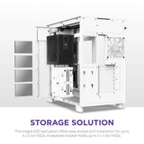 H9 Flow Dual-Chamber ATX Mid-Tower PC Gaming Case