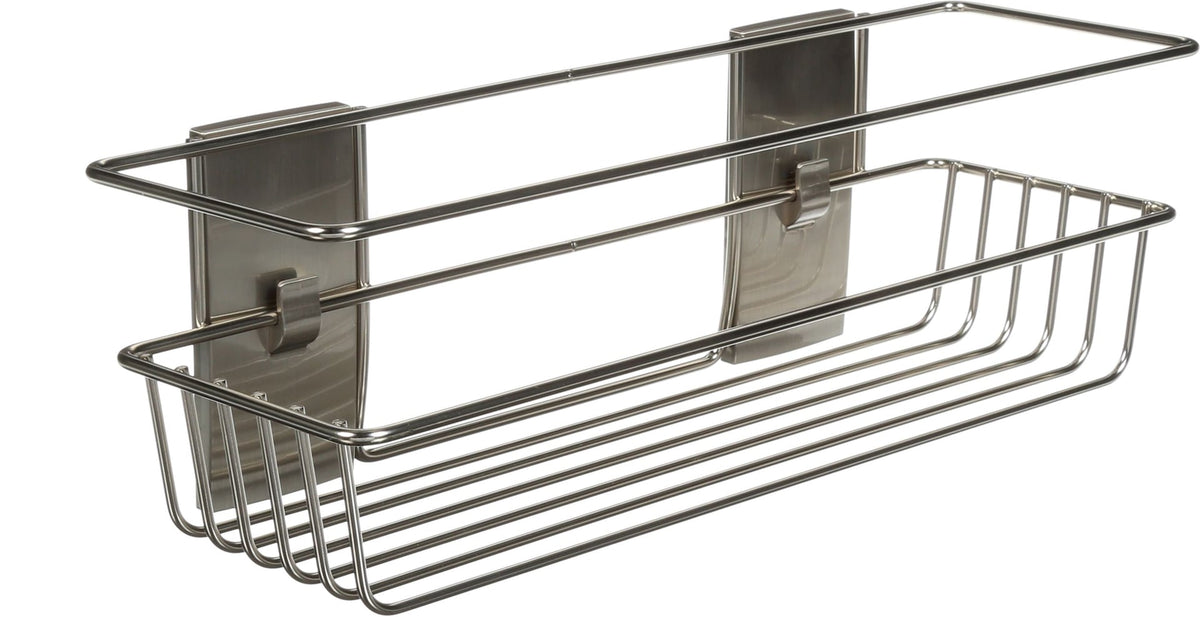 Bath Shower Caddy, Satin Nickel