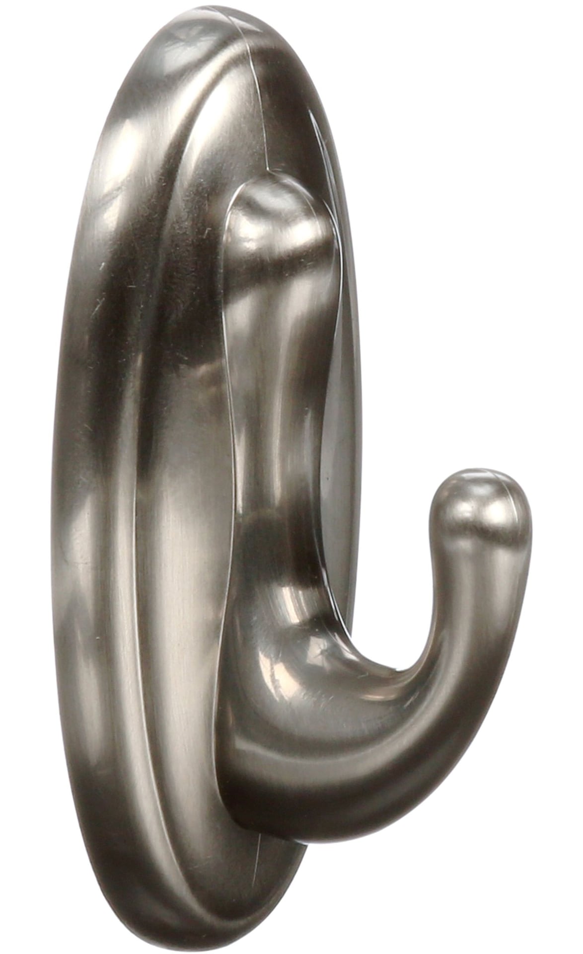 Medium Traditional Decorative Utility Hook, Brushed Nickel