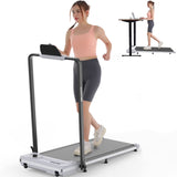 ANCHEER Portable Folding Walking Pad 300lb, 7.5 MPH Under Desk Treadmill with Remote Control LED Display,2 in 1 Walking Pad Treadmill for...