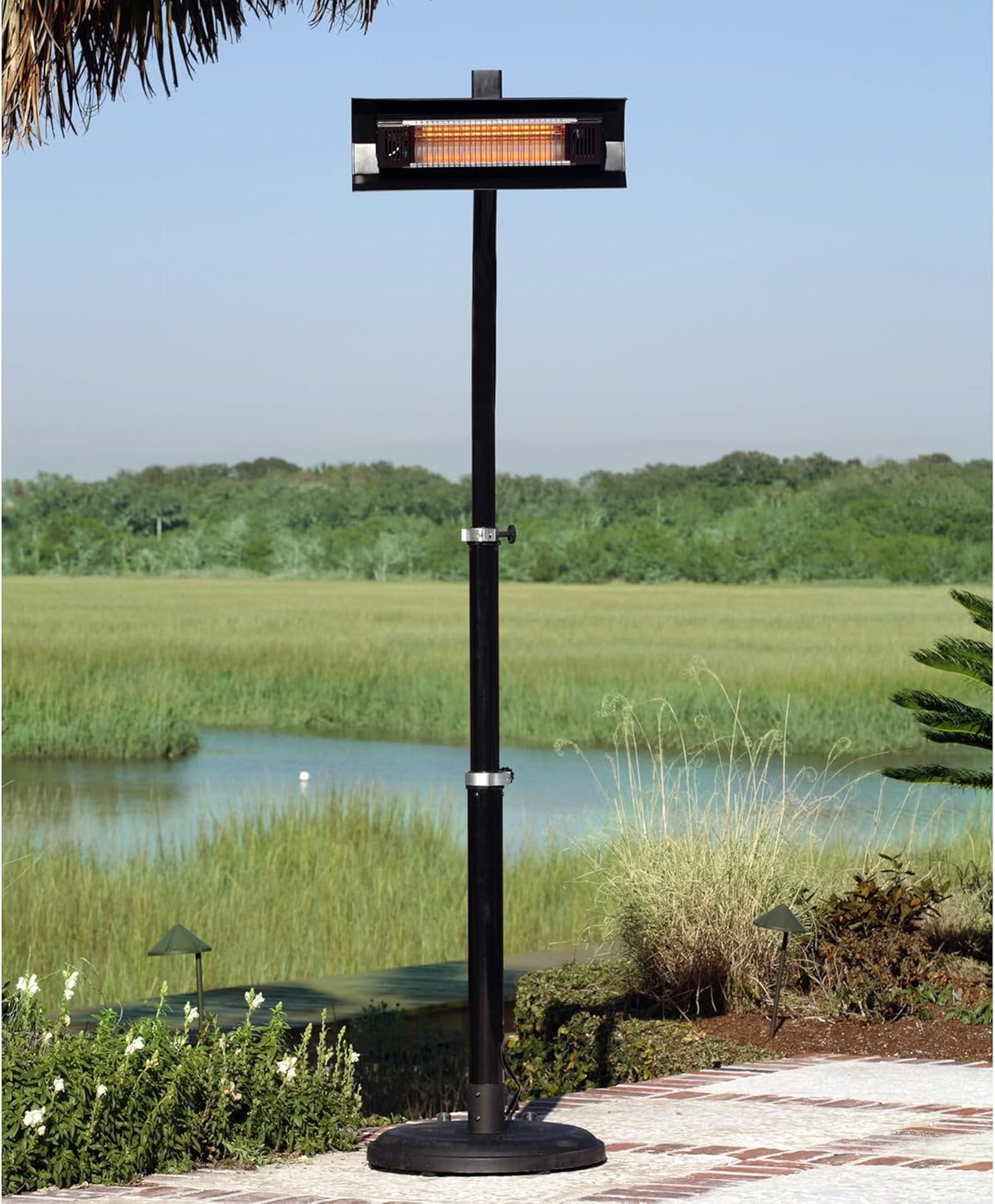 Stretchable Infrared Garden Heater, Black Version