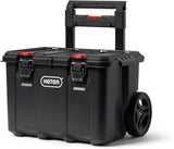 Stack-n-Roll Modular Tools Organizer for Garage Storage and DIY, 3 Piece Resin Rolling Tool Box System for Small Parts