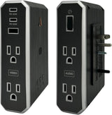 Austere VII Series Wall Power, 4 Outlets Surge Protector Power Strip, 2 USB C & 1 USB A, 2.4 amps, 45W & 20W Power Delivery | 3500 Joules, EMI/RFI Filtering, 6 Year Component Guarantee