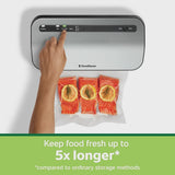 2195546 Preserve Vacuum Sealer, Special 14-Piece Starter Kit with Vacuum Seal Roll and Bags
