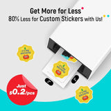 Color sticker printer and cutter - A multi-functional sticker manufacturing equipment that combines DIY creativity, custom label and gift production. Thermal transfer digital printing device, 300 DPI resolution, precise artificial intelligence automa