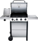 Char-Broil 463377319 Performance 4-Burner Cart Style Liquid Propane Gas Grill, Stainless Steel