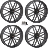 System 3 ST-3 Gunmetal UTV Wheels 22" RZR 1000 XP/Ranger XP 900/1000