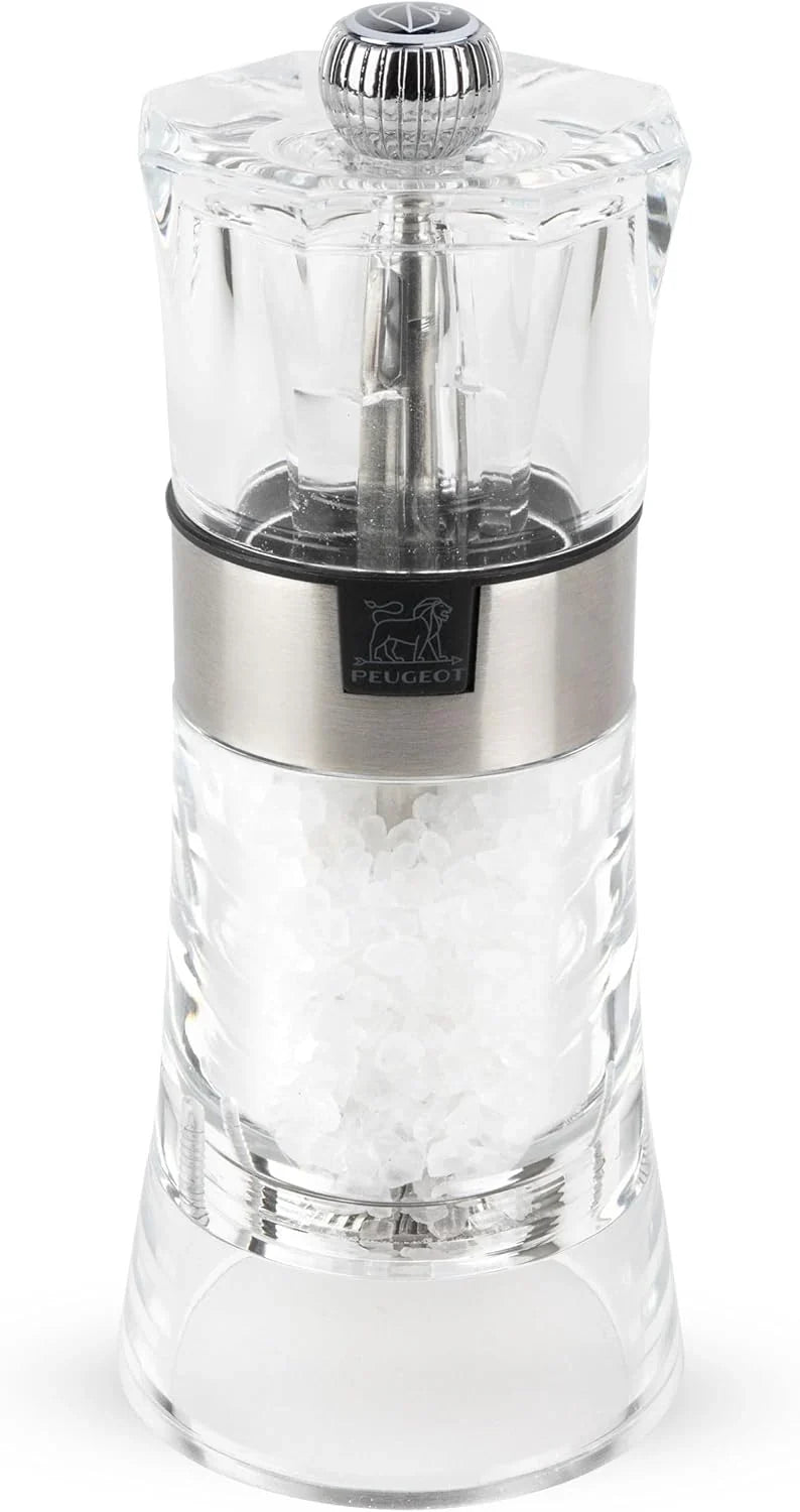 5.5-inch model, transparent salt and pepper grinding set