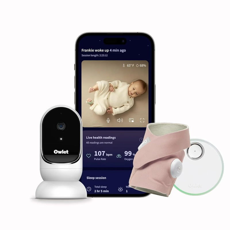 Two-channel camera tracking and notification function, which can monitor the baby's heart rate and blood oxygen level in real time, and display the results in 1080p high-definition through WiFi video for viewing. H4823
