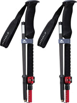Stretchable and foldable carbon fiber hiking walking stick for mountain climbing