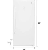 14.1 Cu. ft. White Frost-free Upright Freezer